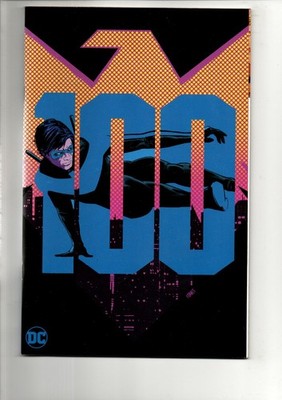 (JT) DC Nightwing 100 1:50 Variant Very Rare VF 8.0 Comic Key Scan Cardstock Hot