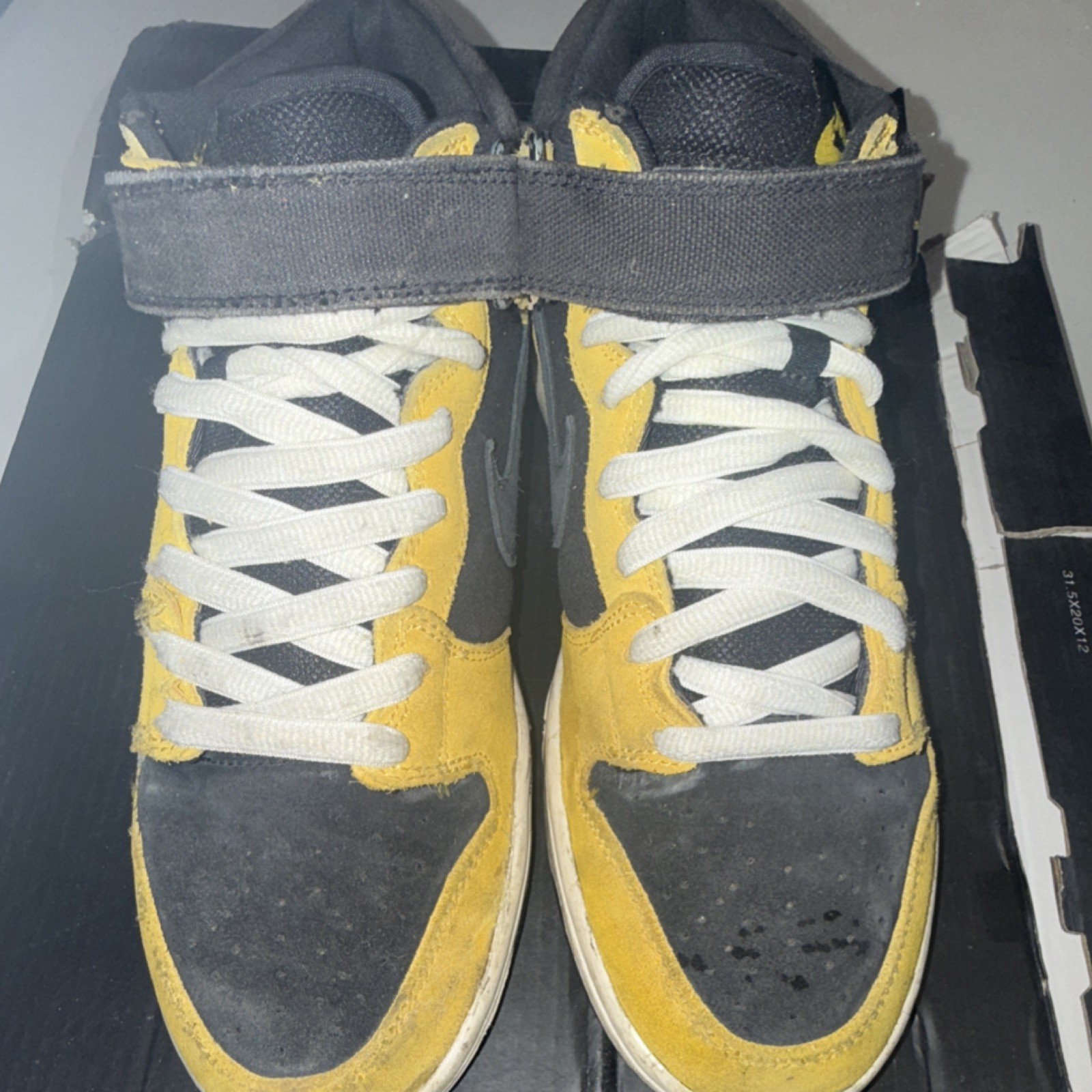 Size 9 Nike Dunk Pro SB Mid Wu-Tang Black Varsity Mens Sneaker Shoes 314383-004‎ Nike SB Dunk Wu Tang - Gem main image 4