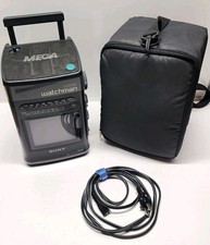 Vintage Pre-owned Sony MEGA Watchman FD-510 TV FM/AM Receiver With Bag