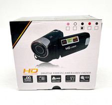 HD 1080P Digital Video Camera Recorder - Max 16.0MP  16X Zoom - Black