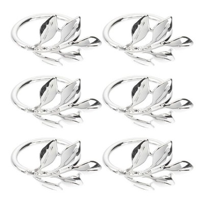 6 Pcs Serviettenhalter Metall Hochzeit Tischdeko Serviettenringe