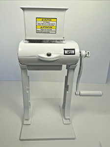 Weston Manual Meat Cuber Tenderizer w Stand Hand Crank Free Shipping