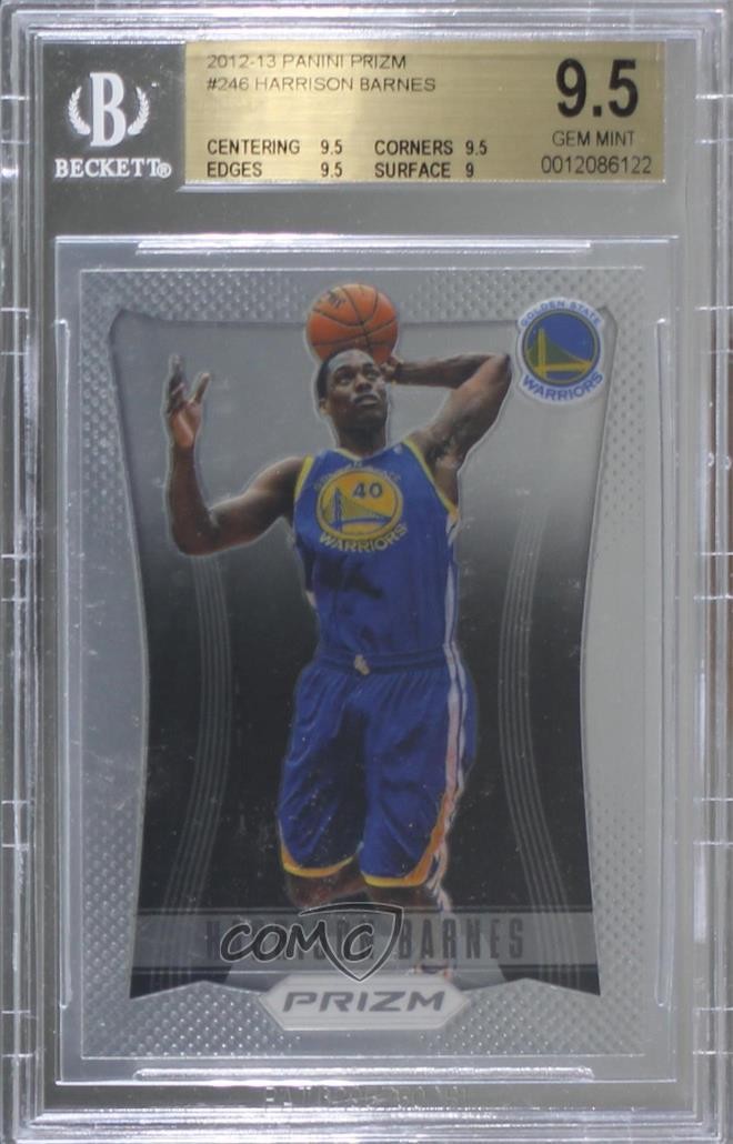 2012-13 Panini Prizm Harrison Barnes #246 BGS 9.5 GEM MINT Rookie RC