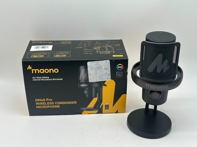 maono DM40 Wireless Condenser Microphone - Black