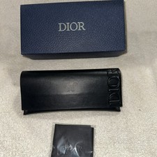 Auth DIOR Glasses Case w/ Cloth and Box NEW