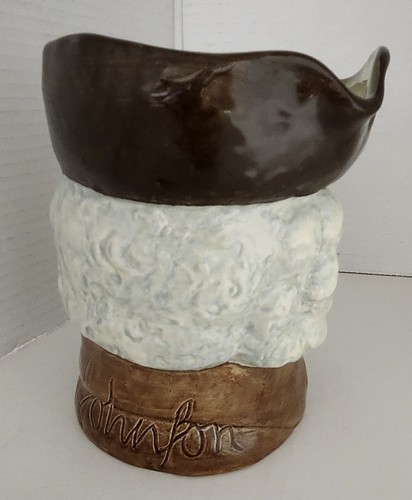 Tazza Royal Doulton SAM JOHNSON grande personaggio brocca Toby D6289 Inghilterra - Foto 8 di 12