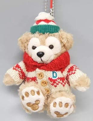 Duffy plush doll strap Duffy's Christmas Tokyo DisneySea 10cm (2015)