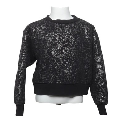Coccodrillo, Strickpullover, Größe: 128, Schwarz/Silber, Einfarbig, Mädchen #yE6