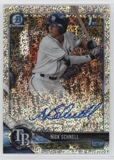 2018 Bowman Draft Chrome Pick Sparkles Refractor 66/71 Nick Schnell Auto 0wq