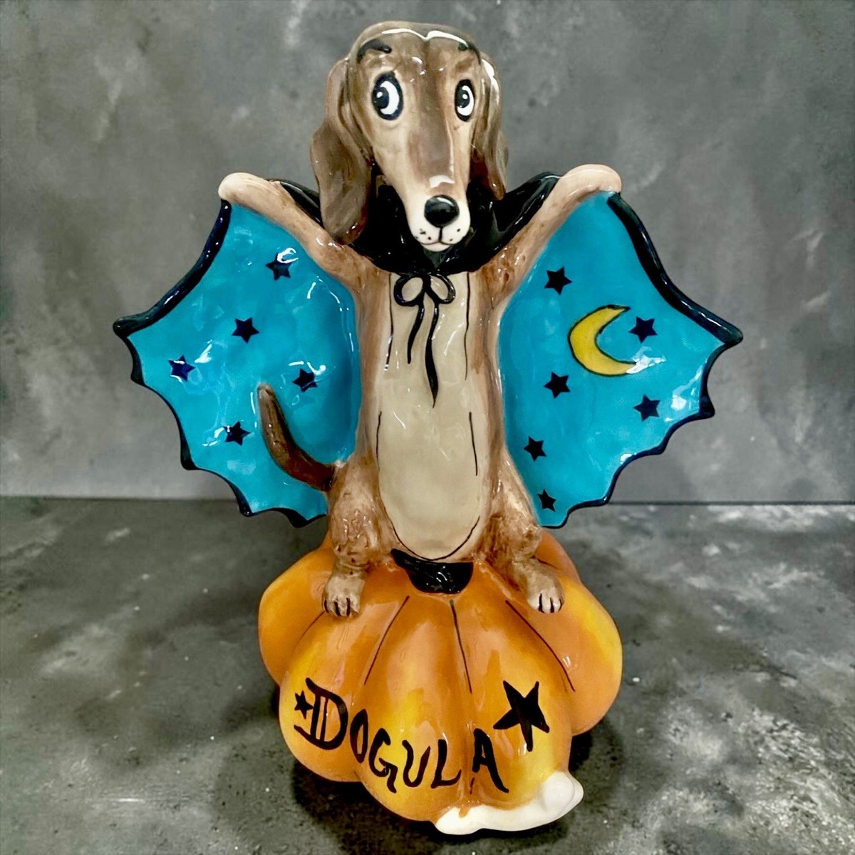 たかりん様 シーグラスアート『 Happy Halloween。.:*☆』他2点 Blue Sky Clayworks DOGULA Halloween VIRAL! NEW-ORIGINAL BOX Auth