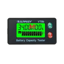 DC 8-120V LCD Battery Capacity Indicator Voltage Meter for Acid/Li-ion/LiFePO4