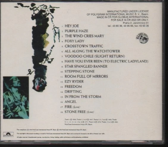 CD - JIMI HENDRIX - CORNERSTONES 1967 - 1970 " ZUSTAND SEHR GUT #X110# - Bild 2 von 2