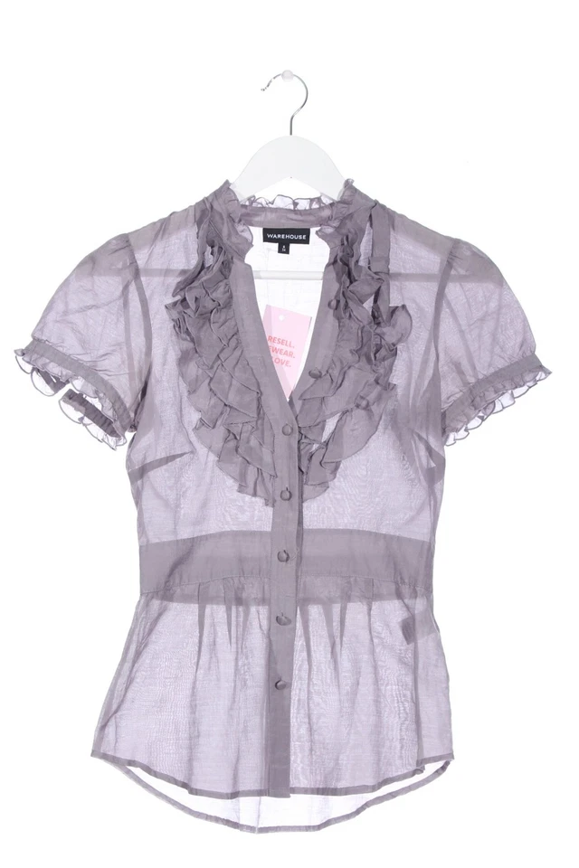 WAREHOUSE Blouse-chemisier Dames Blouse T EU 34 violet style décontracté - Photo 1/4