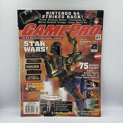 Gamepro Magazine Issue 97 October 1996 Star Wars/Mario 64/Bobba Fett Cover VG+
