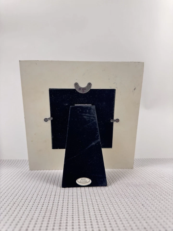 "Marco de fotos de mosaico de vidrio 4x4 flor de peces costeros marinos 8x8"" verde turquesa" Foto 4 de 4