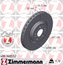 2x ZIMMERMANN Bremsscheibe SPORT Z 400.3683.52 für W166 MERCEDES C292 KLASSE GLE 2x ZIMMERMANN Bremsscheibe SPORT Z 400.3683.52 für W166 MERCEDES C292 KLASSE GLE