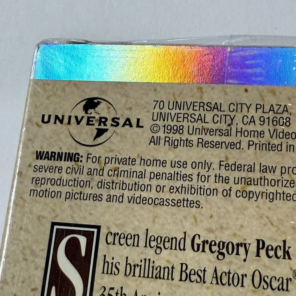 To Kill a Mockingbird Widescreen Edition VHS 1998 SEALED DS - Image 4 of 4