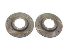 SEBRO CROSS DRILLED Disc Brake Rotor Front 477405083D Porsche 911 944 914 924