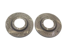 SEBRO CROSS DRILLED Disc Brake Rotor Front 477405083D Porsche 911 944 914 924