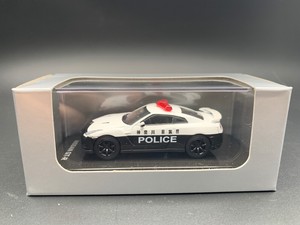 Nissan Skyline GT-R R35 Kanagawa Japan Police 1//64 Diecast