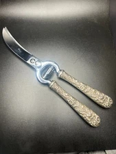 Repousse by Kirk and Son Sterling Silver Shears 10"