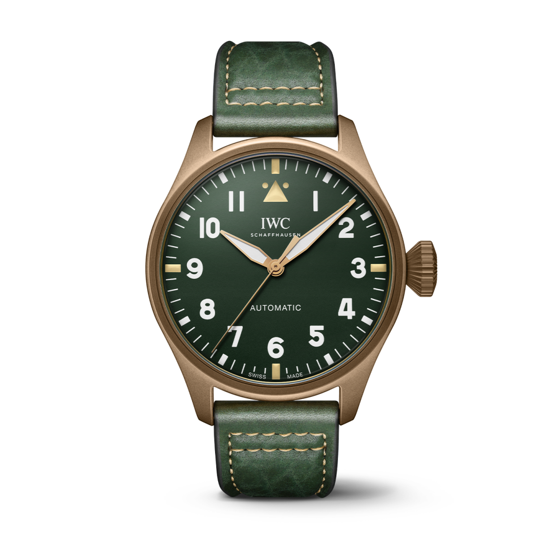 IWC Big Pilot Bronze Spitfire Automatic Green Dial Watch IW329702