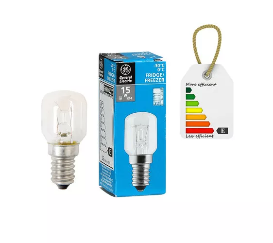 GE 15W Fridge Bulb E14 230V Freezer 30 0 Degrees Celsius Bulb Lamp