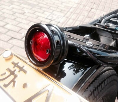 Custom Scrambler Brat Motorrad Rücklicht Nummernschild Halterung gebohrt Projekt