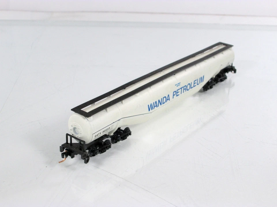 N Scale **WANDA PETROLEUM** 94' Jumbo Tanker, GATX 96503 - Atlas 3113, MTL Cplrs - Image 4 of 4