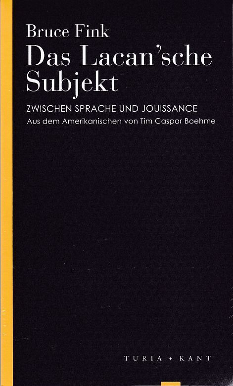 Thumbnail - Das Lacan'sche Subjekt. Zwischen Sprache Und Jouissance. Aus Dem