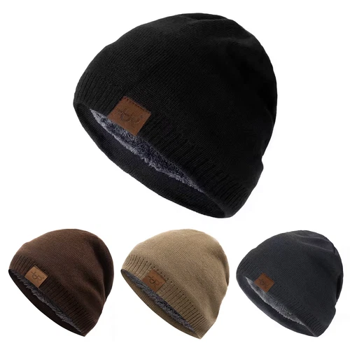 Unisex Long Beanie Winter Mütze Herren Damen Warme Thermo Cap Neu