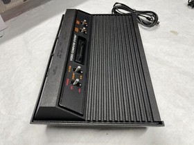 RARE 1982 ATARI 2600 VCS Black Vader Console System *Long BOX* Matching Package