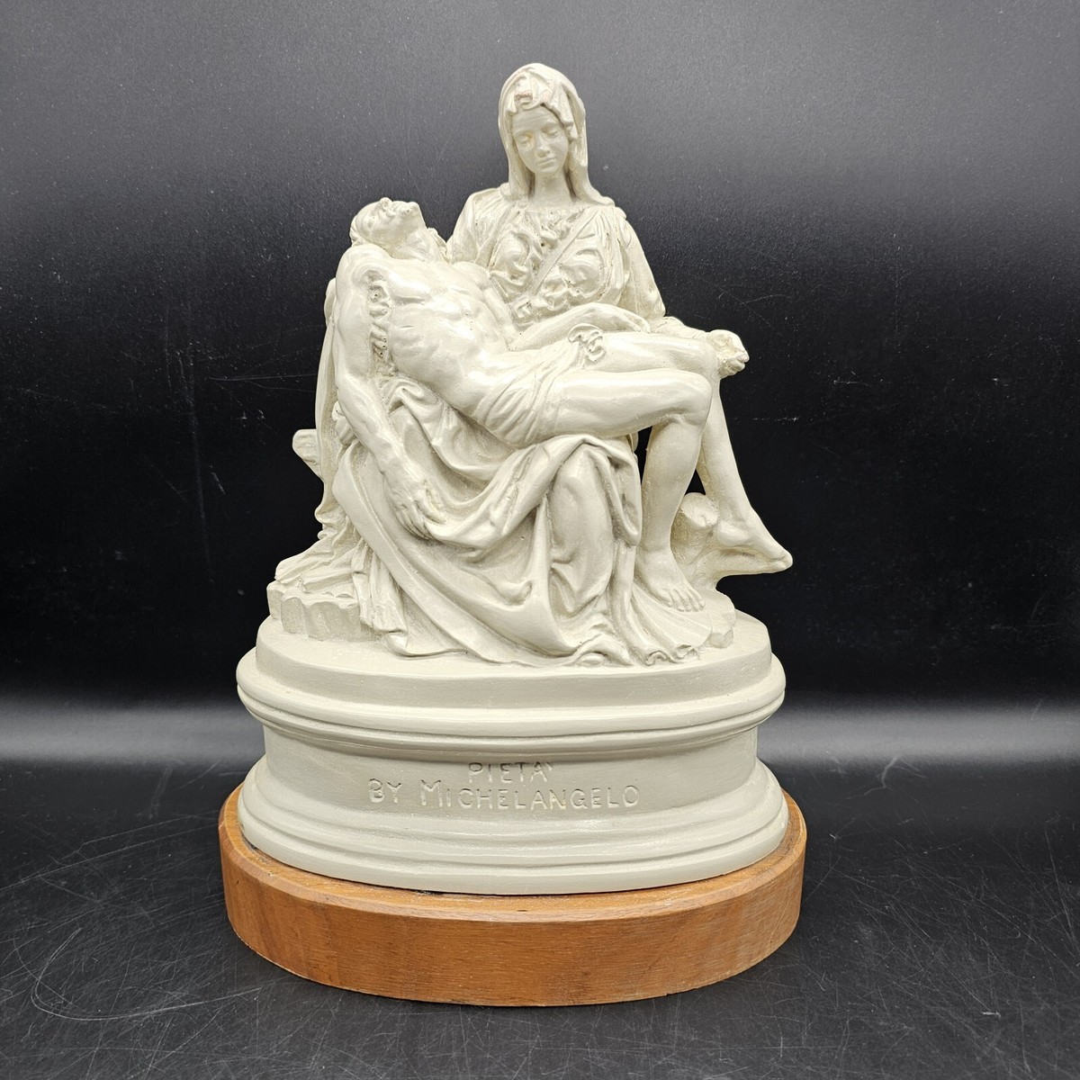 Pieta By Michelangelo From Austin Production 1968 Sculpture On