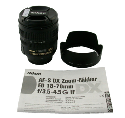 NIKON AF-S Nikkor 18-70 18-70mm F3,5-4,5 DX lichtstark metal bajonet mint
