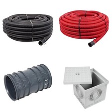 Ronbar Underground Burial Conduit, Couplers & PCC Inspection Pits