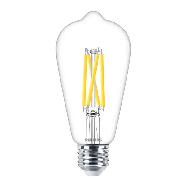 Philips Led E27 Leuchtmittel 5,9W Wie 60W Warmweisses Licht Klar Dimtone Warmglo-image