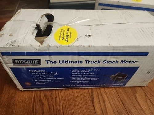 US Motors 5465 Rescue Condenser Fan Motor Multi Horsepower 1/2-1/5 Motor NEW