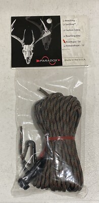 Paradox PBRO-19 Bow Rope with Clips - 30ft Camo Paracord | eBay