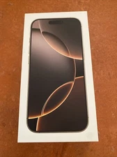 Apple iPhone 16 Pro Desert Titanium Empty Retail BOX ONLY No Phone Included
