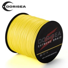 Dorisea 100M~2000M Yellow Braided Line PE Dyn...