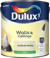 Dulux Emulsion Silk Paint ALL COLOURS 2.5L - Walls & Ceiling