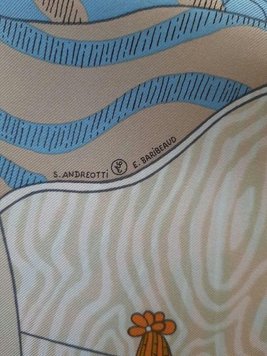 Unused w/box HERMES Carre 90 Le Premier Chant Silk Scarf 90cm - Picture 10 of 17