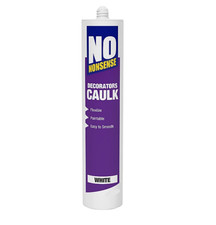 No Nonsense Flexible Decorators Instant Acrylic Caulk White Filler Sealant 310ml