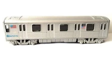 NEW New York City MTA Metro subway rail train diecast model pullback and go 7"