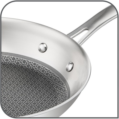 Tefal Eternal Mesh Pfanne Bratpfanne Wokpfanne Induktionsgeeignet Edelstahl - Bild 7 von 44