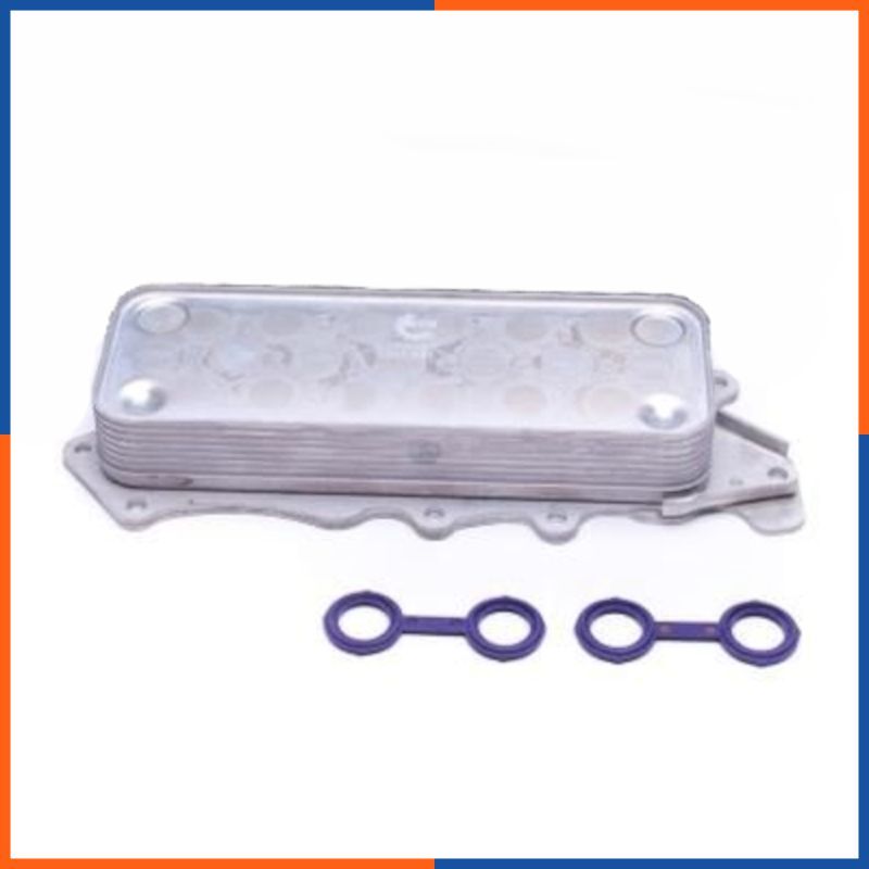 Radiateur d'huile moteur Mercedes-Benz 31SKV217 finition aluminium brossé et haute pression