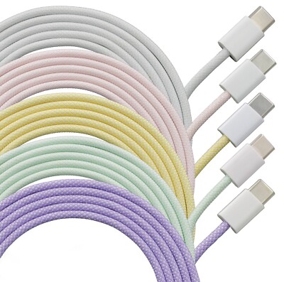 USB C auf USB C Ladekabel für iPhone 15 16 Samsung Xiaomi Huawei 0,5m 1m 2m 60W