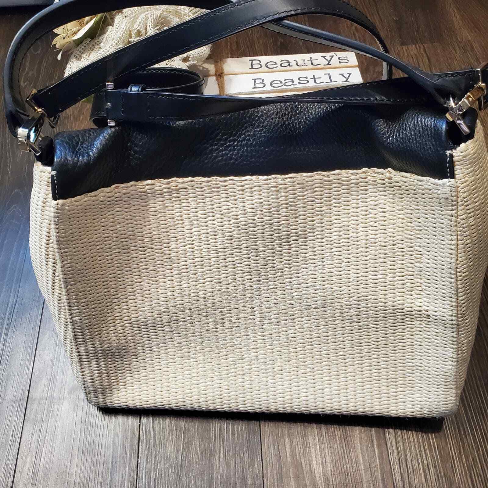 Kate Spade Houston Street Maria Black Cream Leather B… Gem