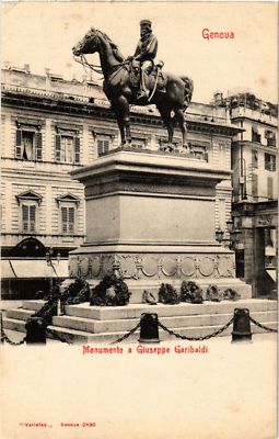 CPA AK GENUA Denkmal für Giuseppe Garibaldi ITALIEN (506029)