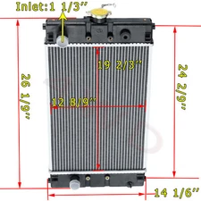 Aluminum Core Radiator For Perkins 404D 998-515 U45506580 10000-54916  TPN440